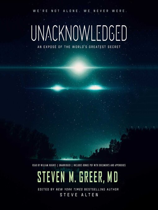 Title details for Unacknowledged by Steven M. Greer - Available